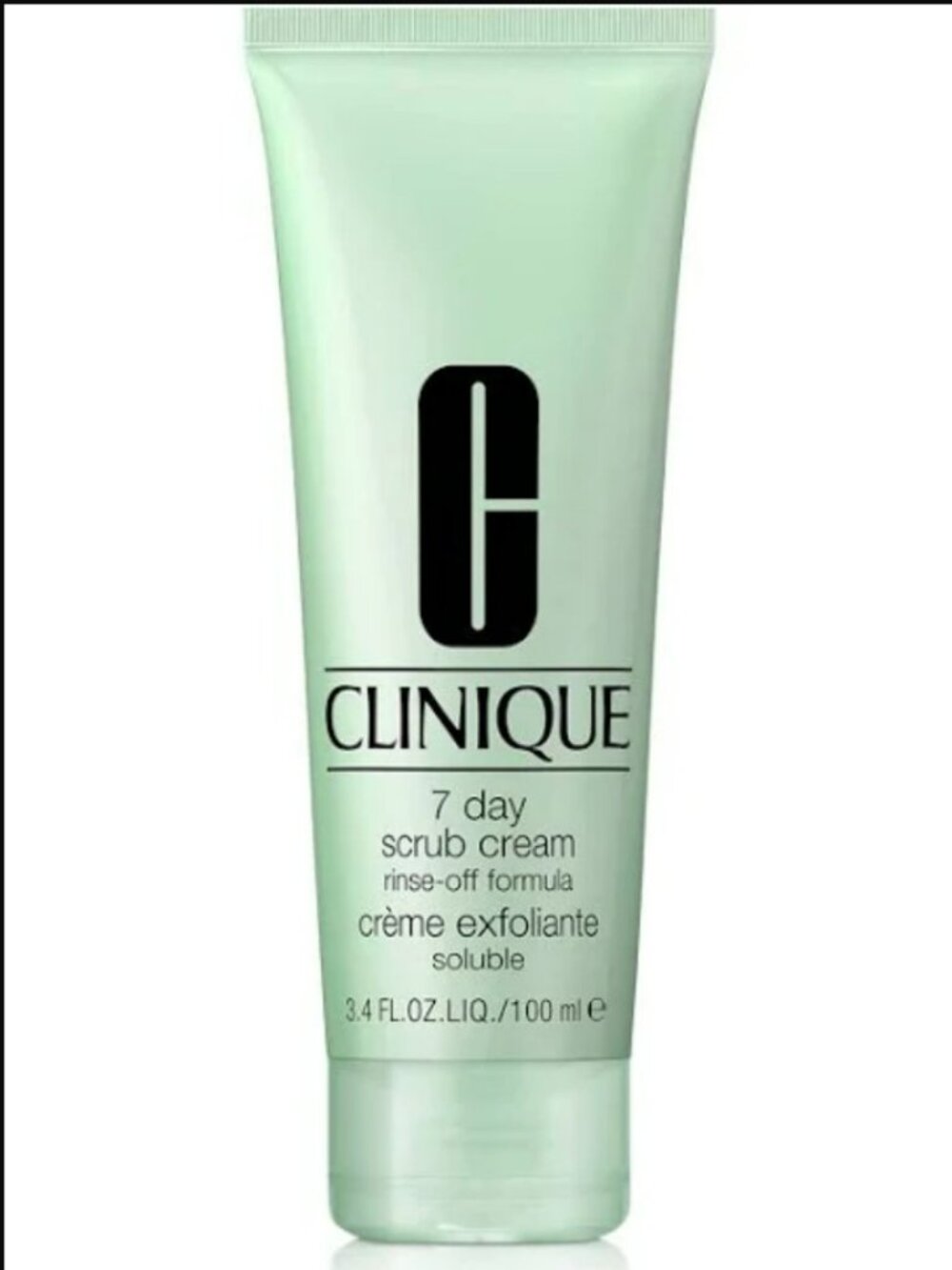 Clinique 7 Day Scrub Cream Rinse Off Formula 3.4oz NWOB Face Exfoliator Wash